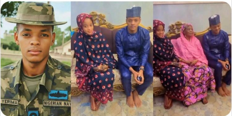 PHOTO: Days after confronting Wike, Lieutenant Yerima ties the knot in Kaduna