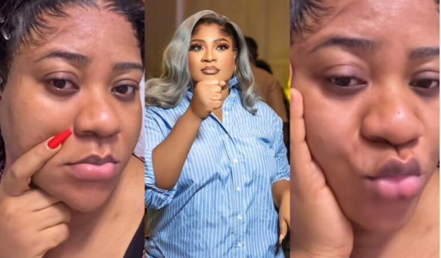 “See my natural beauty”— Actress Nkechi Blessing blasts troll, shares image of herself without makeup (SEE PHOTO)