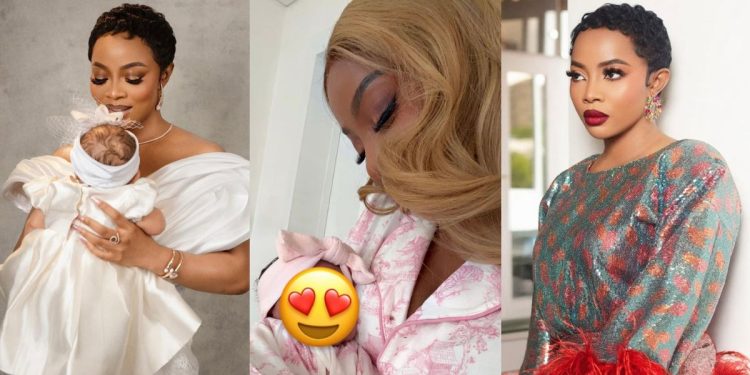 “Why I don’t necessarily bath my newborn every day” – OAP Toke Makinwa