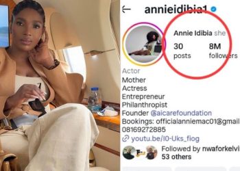 Love nwatintin! Annie reverts Instagram name back to ‘Annie Idibia’ amid 2Baba and Natasha’s ongoing drama