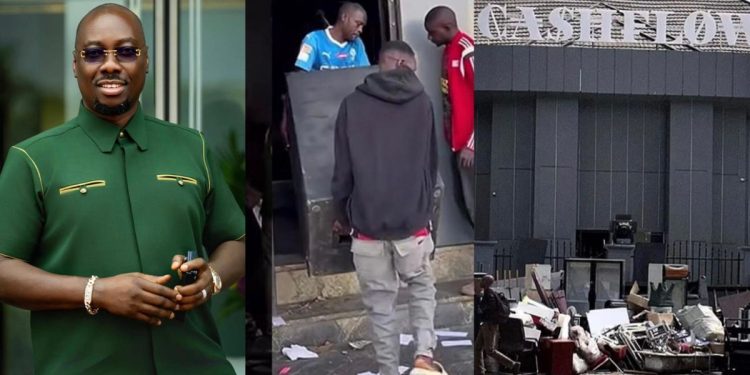 FG evicts billionaire Obi Cubana from his Abuja lounge [PHOTO]