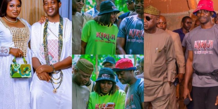 Actor Lateef Adedimeji welcomes Ekiti Gov. To movie location