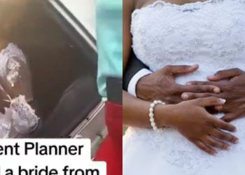 Drama as event planner blocks bride from attending wedding over unpaid bills [watch video]