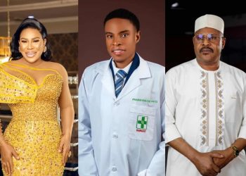 Actress Faithia Williams celebrates ex, Saidi Balogun’s son, on his induction
