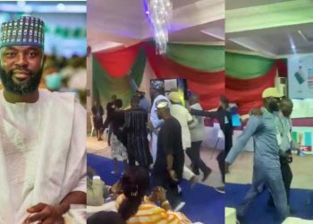 Moment APC members boo out former lawmaker at Ibadan Youth Submit [Watch Video]