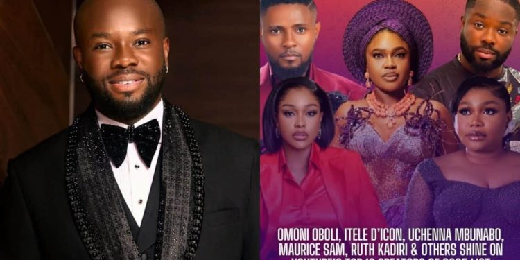 Nollywood actor, Itele beams with pride as he gets ranked among Top 10 YouTube creators in Nigeria