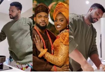 Wife turns  actor Kunle Remi to houseboy over Super Eagles AFCON exit (Video)