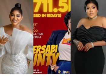 Mercy Aigbe takes pride in Toyin Abraham over her groundbreaking cinema achievement