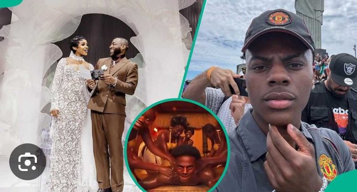 Davido envies American streamer, Ishowspeed over erotic massage in Ghana (Watch Video)