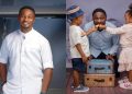 Actor Adeniyi Johnson shares cute photo of his twins feeding him