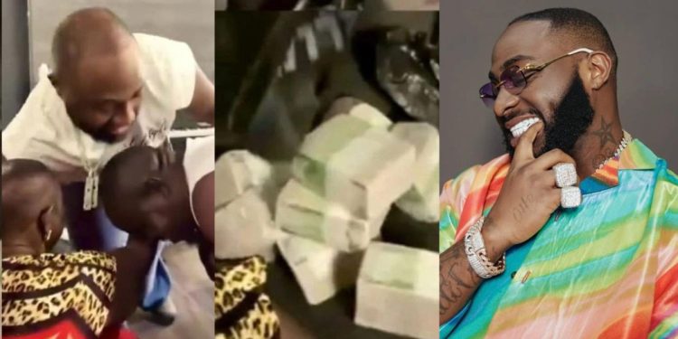 Davido gifts ₦10M to TikTok chef, Jaskaro and his mother after cooking visit