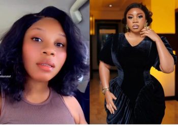 Actress Wumi Toriola prays for another child as she rejoices with colleague