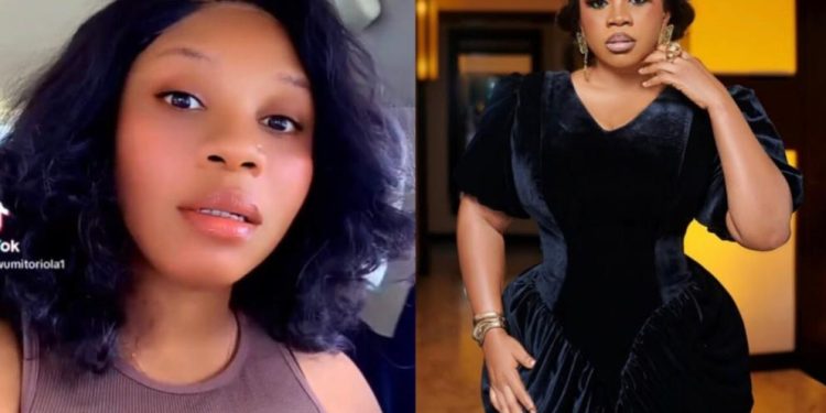 Actress Wumi Toriola prays for another child as she rejoices with colleague