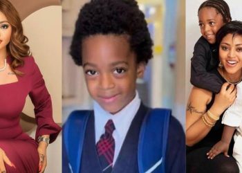 “I’ll always watch over you from afar” – Regina Daniels promises son, pleads with school as she goes emotional