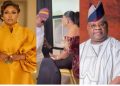 Adorable video of Governor Adeleke and actress, Laide Bakare on the dance floor