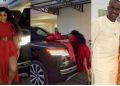 Rita Dominic left speechless as husband surprises her with Range Rover for Val (Watch video)