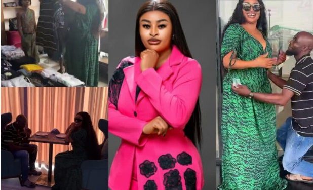 Actress Sarah Martins treats dispatch rider, who professed love for her, to a luxury date