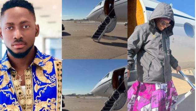 BBNaija Miracle Ikechukwu flies his mother on a private jet (Video)