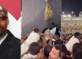 Asake struggles to reach Black Stone at Kaaba during visit to Makkah