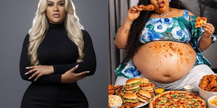 Actress Nkechi Blessing reveals her new name as she pokes fun at her tummy