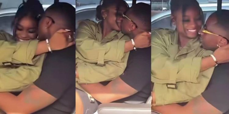 Juma Jux, wife show public affection as they reunite in Lagos