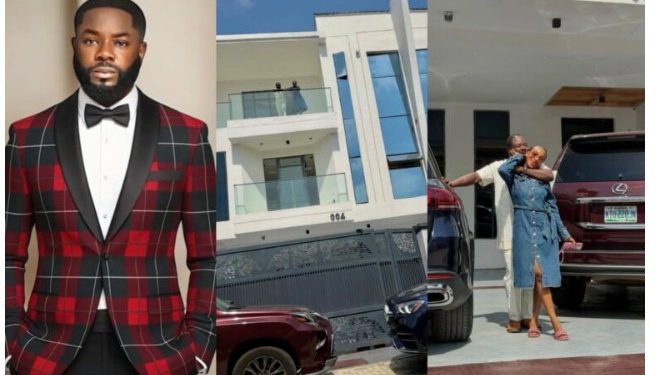 Actor Itele and wife acquire multimillion-naira house in Lekki
