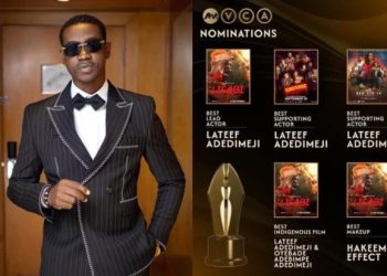 Actor Lateef Adedimeji beams with pride as he gets nominated twice in the same category at 2026 AMVCA
