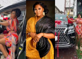 Jumoke Odetola marks the new month with a brand new Lexus