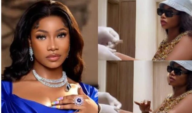 Ex-BBNaija star, Tacha falls ill