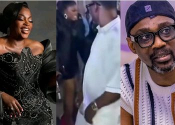 Actress Funke Akindele reacts for allegedly snubing fuji star, Pasuma at an event