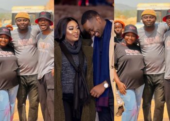 Hello doubting Thomas! Behold pregnant photo of Actress Mo Bimpe as she welcomes triplet boys with husband, Lateef Adedimeji