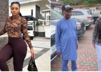Actress Regina Daniels spotted with another aged billionaire