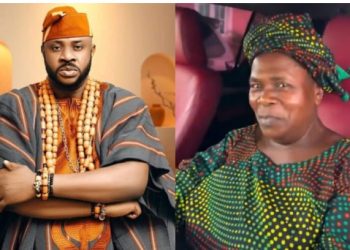 Adorable moment Odunlade Adekola teases his mother as he buys her a new car on her birthday (Video)