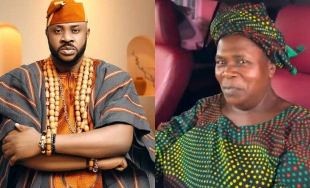Adorable moment Odunlade Adekola teases his mother as he buys her a new car on her birthday (Video)