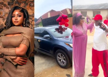 Actress Regina Daniels Surprises Father with Brand-New SUV on His Birthday [Watch Video]